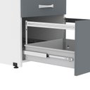 Ver imagem 5 de Arquivo para Pasta Suspensa com Chave 4 Gavetas Aço Linha P25 Branco Grafito