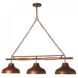 Pendente Trilho Billiar 3L Estância Madelustre - 1