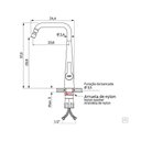 Ver imagem 2 de Misturador Monocomando Obelisk Inox - Tramontina