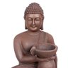 Fonte De Água Cascata Buda Flor Lotus Grande Luz Led Jardim - 2