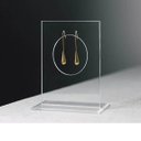 Ver imagem 1 de Kit 30 Expositores Para Brincos Em Acrílico Transparente Make Laser EXB