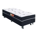 Ver imagem 1 de Cama Box c/Auxiliar Conjugado Solteiro: Colchão Molas Bonnel Springs Black (88x188x41) Pelmex