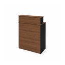 Ver imagem 4 de Balcão Caixa 82x40cm para Atendimento Recepção Comercial Gaveta com Fechadura Painel Frontal Elevado