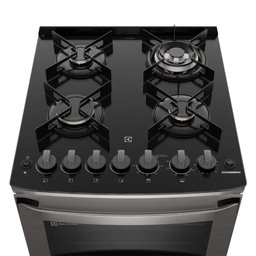 Fogão Electrolux 4 Bocas Experience com Mesa de Vidro Duplo Forno e Perfectcook360 Cinza Fe4dc - - 3