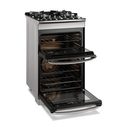 Fogão Electrolux 4 Bocas Experience com Mesa de Vidro Duplo Forno e Perfectcook360 Cinza Fe4dc - - 2