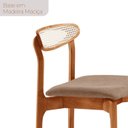 Ver imagem 6 de Conjunto de Mesa de Jantar Ello Tampo 240cm Barril Laminado e 8 Cadeiras Mônaco Premium Marrom/Atacama/Imbuia/Cinamomo