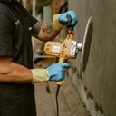 Ver imagem 5 de Desempenadeira Elétrica para Reboco Mde 1200w Menegotti