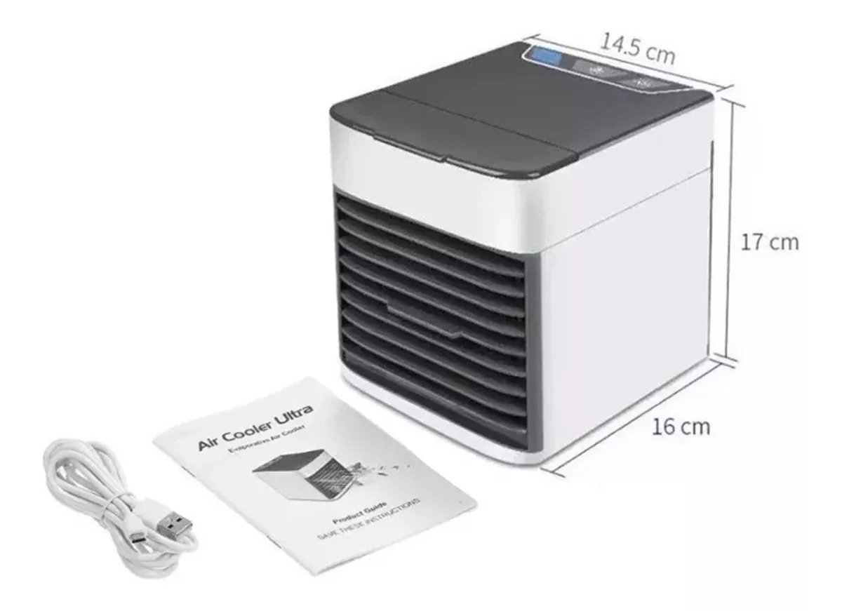 Mini Ar Condicionado Climatizador Usb Portátil Umidificador - 4