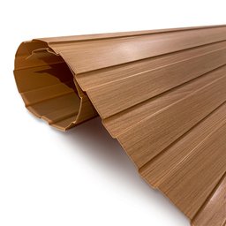 Painel Ripado Versátil: 03 unid. 270X110cm larg. Talatto Painéis Peroba - 3