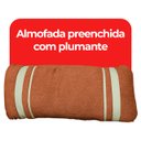 Ver imagem 7 de Poltrona Orgânica Chloe Boucle Terracota Redonda Decorativa com Almofada Plumante - Arkell