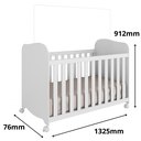 Ver imagem 3 de Berço Americano Infantil 100% Mdf Uli - Certificado - Branco