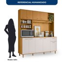 Ver imagem 5 de Armário de Cozinha 9 Portas 1 Gaveta Núria Yescasa Freijo/Ripado/Off Acetinado