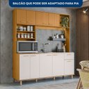 Ver imagem 6 de Armário de Cozinha 9 Portas 1 Gaveta Núria Yescasa Freijo/Ripado/Off Acetinado