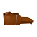 Ver imagem 5 de Sofá Cama para Sala de Estar Martina New Suede Matrix - Terracota
