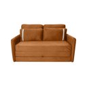 Ver imagem 2 de Sofá Cama para Sala de Estar Martina New Suede Matrix - Terracota