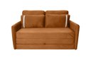 Ver imagem 2 de Sofá Cama para Sala de Estar Martina New Suede Matrix - Terracota