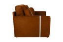 Ver imagem 3 de Sofá Cama para Sala de Estar Martina New Suede Matrix - Terracota