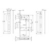 Conjunto Fechadura Mz440 Interna Corten (marrom) de 55mm R204 - 3