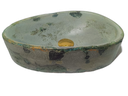 Ver imagem 3 de Cuba de Apoio Oval em Concreto Pintada Artesanal para Banheiro
