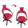 Lavatório Salão Rosa Cuba + Carrinho + Cadeira Almofadada Luxo - 3