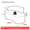 Ver imagem 5 de Kit Sofá e Poltrona Orgânica Living Bob com Almofadas Bouclê Verde Menta - Desk Design