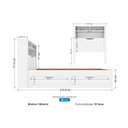 Ver imagem 7 de Cama Solteiro Invicta C/ 2 Gavetas Branco - Santos Andirá