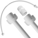 Ver imagem 2 de Engate Mangueira Flexível para Descarga 100cm X 1/2" Branco | Astra