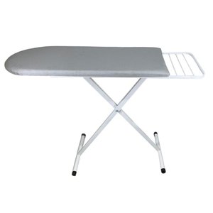 Tábua Mesa de Passar Roupas Dobrável e Regulável Grande Branca