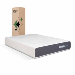 Colchão Queen D45 Connect com Massageador Brinde Travesseiro 25x158x198 Keiko Colchões