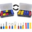 Ver imagem 1 de 500un Kit Terminais Elétricos Ilhós Olhal Pino Luva Caixa