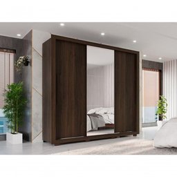 Guarda Roupa Casal Panamá Porta Espelho Central 3 Portas 4 Gavetas Salleto Savana - 3 Guarda Roupa Casal Panamá Porta Espelho Central 3 Portas 4 Gavetas Salleto Savana - 3