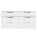 Ver imagem 6 de Cômoda Infantil 6 Gavetas Branco 3435 Madesa