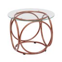 Ver imagem 2 de Mesa de Centro Tampo de Vidro 41x40 Cm Sofia