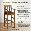 Ver imagem 3 de Cadeira de Alimentação para Bebê Nemargi Cadeirão Bebê Nogueira