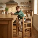 Ver imagem 4 de Cadeira de Alimentação para Bebê Nemargi Cadeirão Bebê Nogueira
