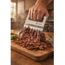 Ver imagem 1 de Desfiador de Carne Profissional Garra de Urso Gancho para Churrasco Aço Inox Cozix