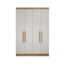 Ver imagem 1 de Modulado 4 Portas 3 Gavetas - Rizon-cumaru Off White - Móveis Novo Horizonte