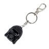 Chaveiro Buda Rosto Preto 12 Cm Resina e Metal - 1