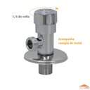 Ver imagem 2 de Registro para Ducha Higiênica Cromado 1/4 de Volta Universal