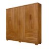 Guarda Roupa Agata 6 Portas 6 Gavetas com 6 Pés Clic Móveis - 2