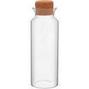Ver imagem 1 de POTE 25x9x9cm 1,1L BOROSILICATO TRANSP TAMPA CORTIÇA