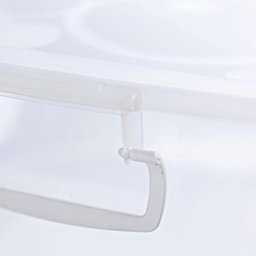 Kit 4 Caixas Organizadora 4l com Travas e Alças Laterais Bel Ordene Escola Casa Closet  - 4