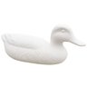 Forma 3d Bipartida Pato Decorativo Abs Concreto Artesanato Preto - 2