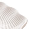 Folha decorativa de cerâmica banana Leaf - branca - 20x11,5x2,5cm - 4