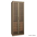 Ver imagem 1 de Guarda Roupa Modulado 02 Portas de Vidro 234cm com Colmeia Setiba