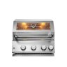 Churrasqueira a Gás de Embutir para Bancada Concept View Chaleur Brasil 3 Queimadores + Infrared - 1