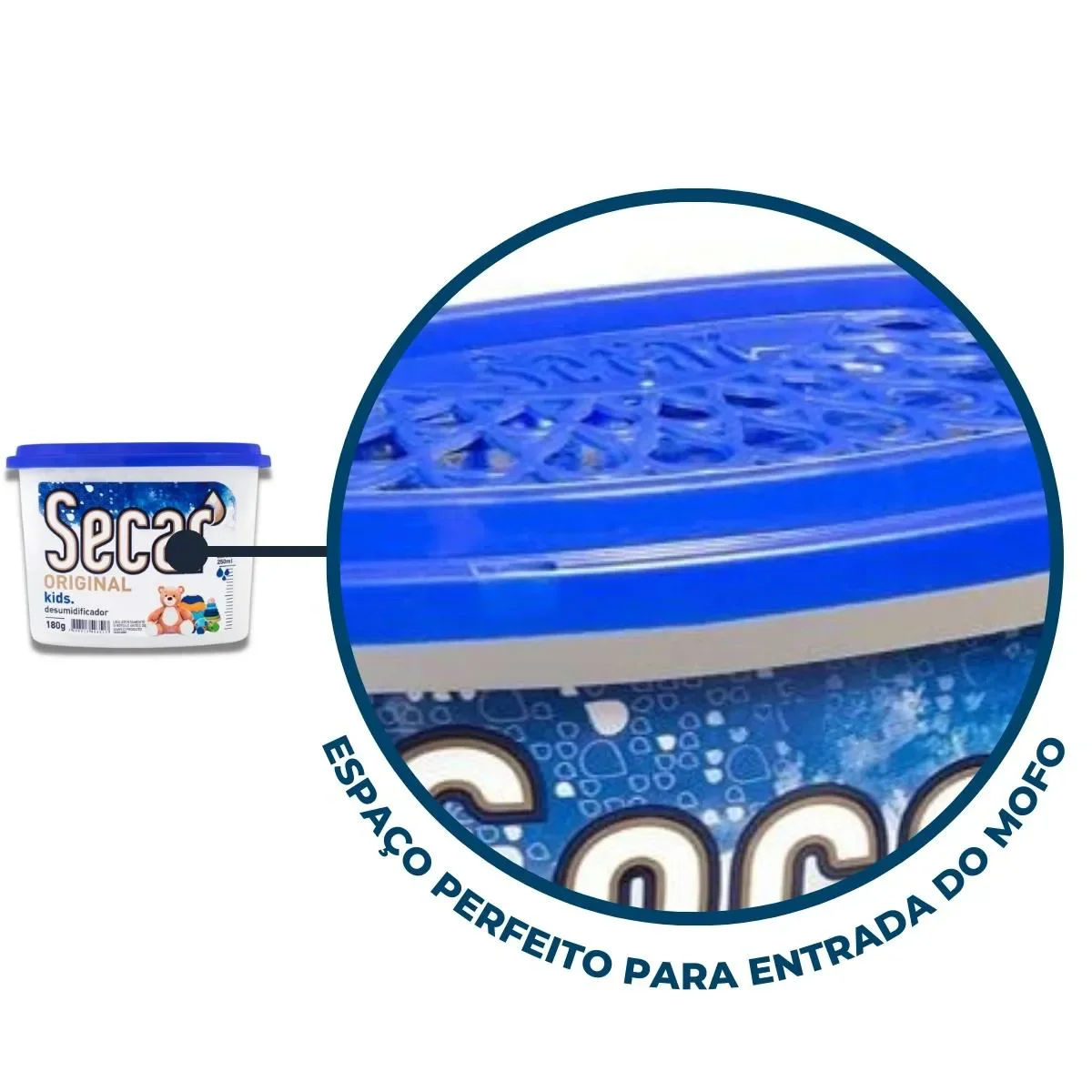 Kit com 5 Anti Mofo Secar Original Kids 180g - 3