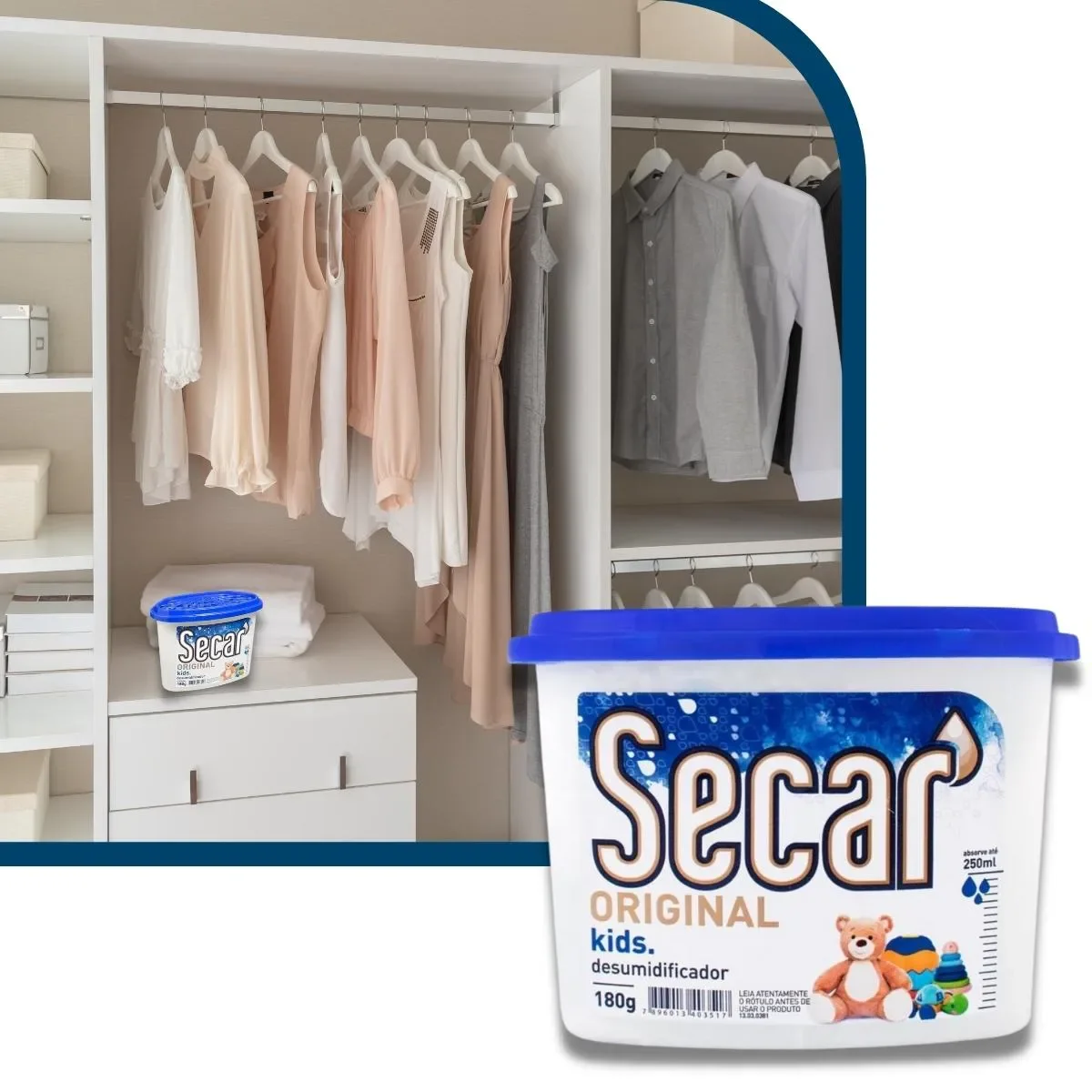 Kit com 5 Anti Mofo Secar Original Kids 180g - 4