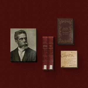 Coleção Literária do Machado de Assis - Quadros ou Placas Modulares com 4 Peças