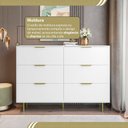 Ver imagem 7 de Cômoda para Quarto com 6 Gavetas 135x102cm Safira